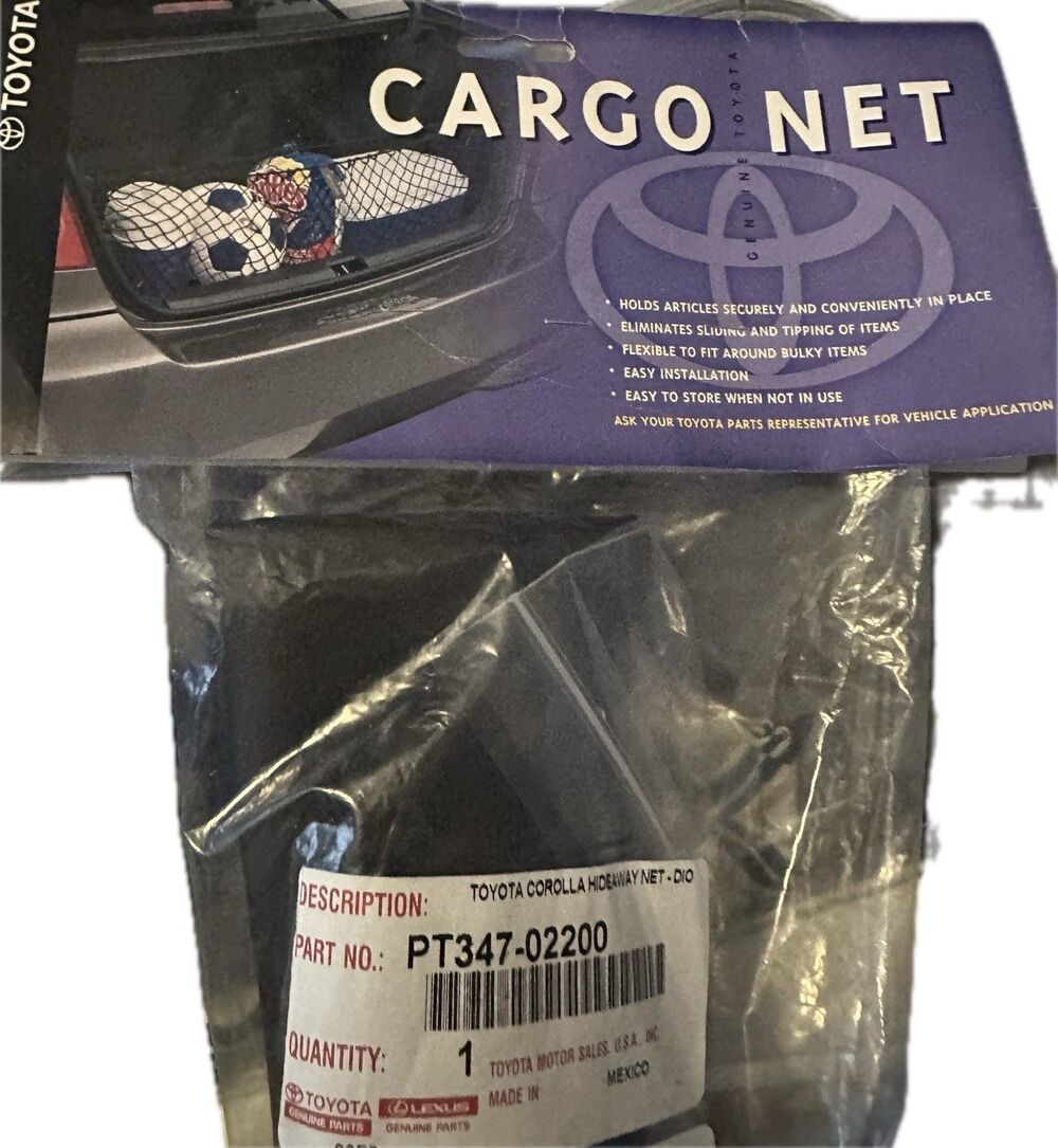 Genuine Toyota Corolla Cargo Net PT347-02200 Trunk Hideaway Storage OEM New
